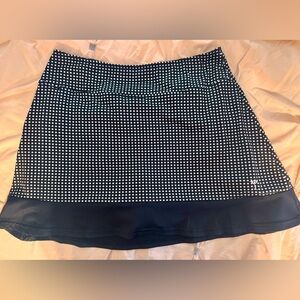 Golftini Black and White "Instigator" Golf Skirt